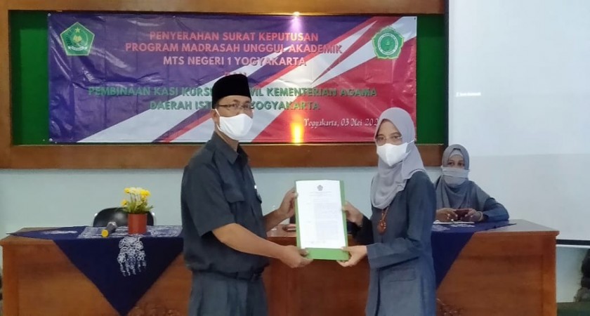 MTsN 1 Yogyakarta Proklamirkan Madrasah Unggulan Bidang Akademik