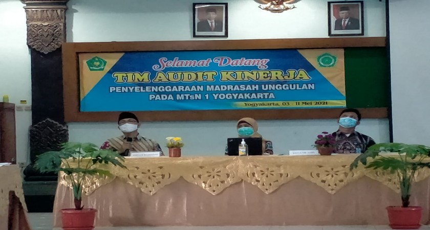 Tim Audit Sambangi Madrasah Unggul  MTs Negeri 1 Yogyakarta