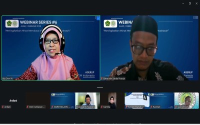 Ayu Dewi Guru MTsN 1 Yogyakarta Narasumber Webinar Nasional Agerlip Series #6